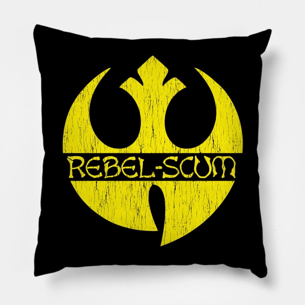 Enter the Rebel Scum Pillow by Bettye Janes