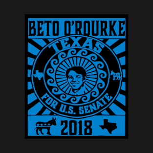 Beto 0_Rourke for US Senate Texas Turn Texas Blue T-Shirt