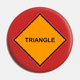 Orange Triangle Pin