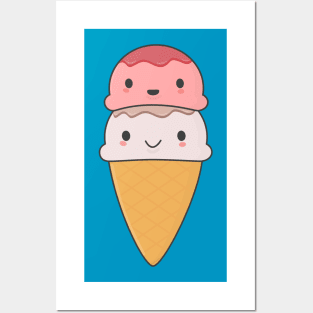 Cute Ice Cream Scoop | Art Board Print