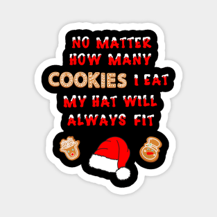 Santa Cookie Magnet