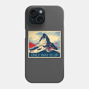 Only Way Is Up - Shepard Fairey style design Phone Case