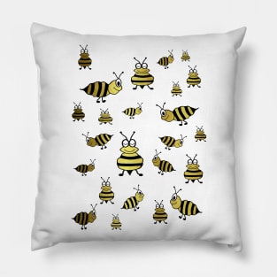 Golden Bees Pillow