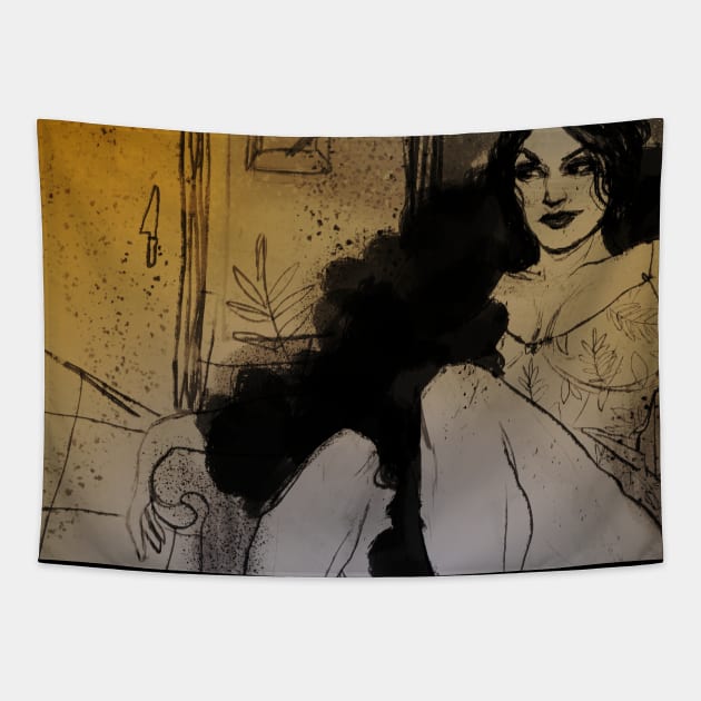 Lady Macbeth Tapestry by Plague.s