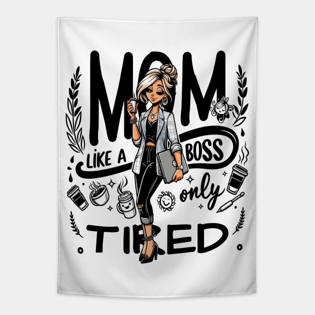 Corporate Chic Mom Tapestry by maknatess