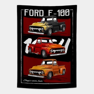 Vintage F-100 Truck Tapestry