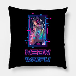 Cyber Futuristic Girl - Anime Shirt Pillow