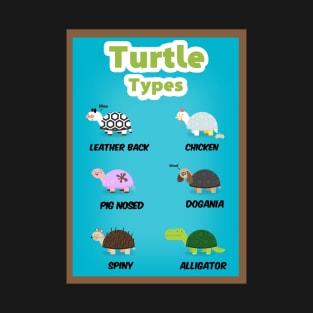 Turtle types version 2/2 T-Shirt