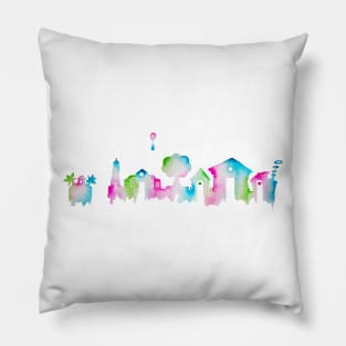 New Leaf Skyline Pillow