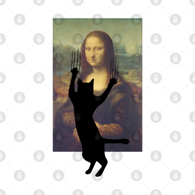 Mona Lisa and the Cat by Surton Design