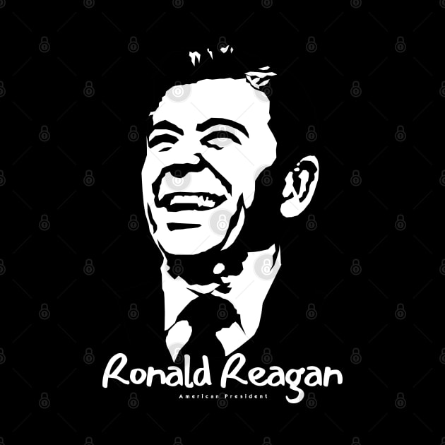 The American President Ronald Reagan by KewaleeTee
