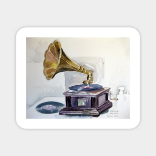 Old Gramophone Magnet