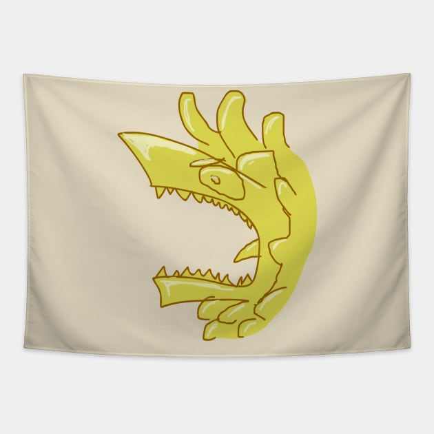 Butter Shark Tapestry by Baddy's Shop