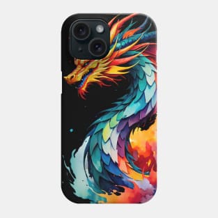 Colors of Fire Dragon Phone Case