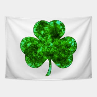 St Patricks Day Shamrock - Neon Green Tapestry