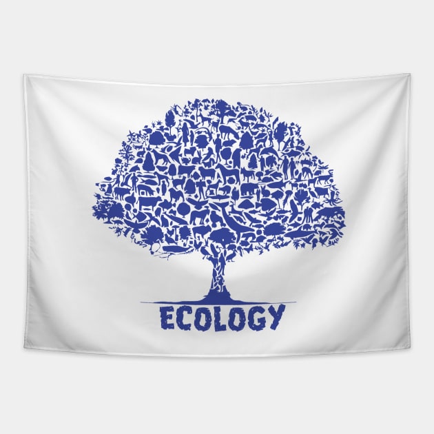 Biodiversity Tree Ecology Tapestry by endi318