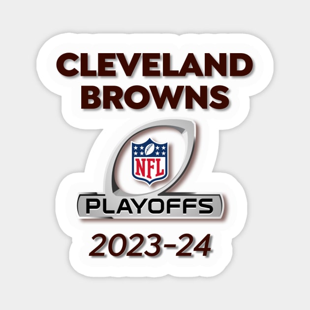 2023-24 Playoffs Browns Magnet by BradWard12