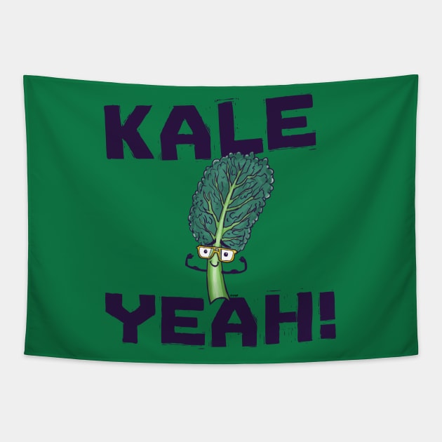 KALE YEAH! Tapestry by mcillustrator