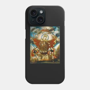 Our Lady of Mt Carmel Virgin Mary St Michael & St Gabriel Scapular Phone Case