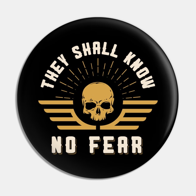 Know No Fear Wargaming Pin by pixeptional