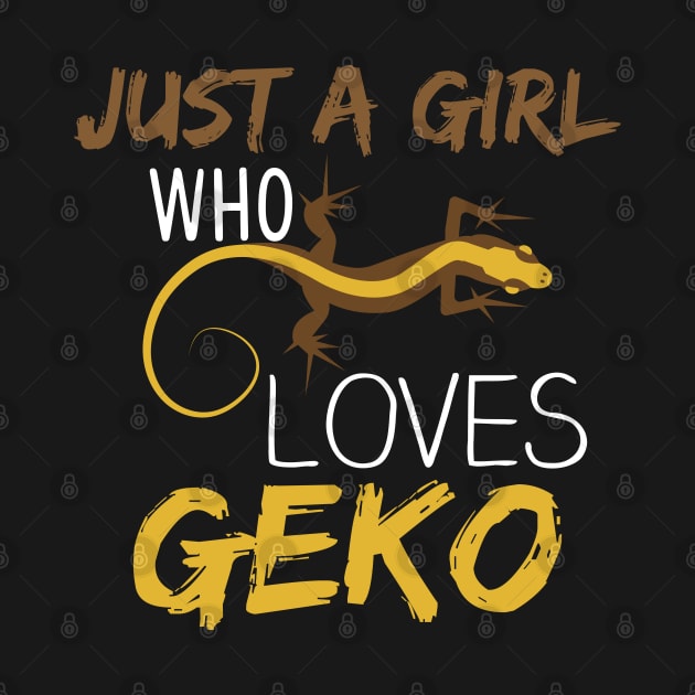 Just A Girl Who Loves Giko Gift Giko Lovers Gift by mommyshirts