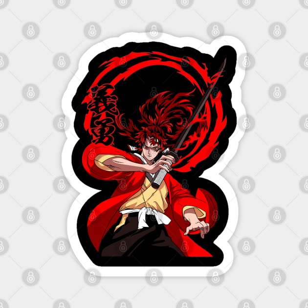 Demon Slayer Kokushibo and His Blade Magnet by Otaku Vibes