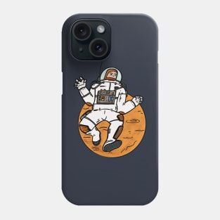 Astronout on space Phone Case