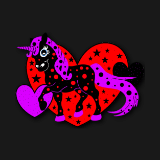 unicorns,hearts and love T-Shirt