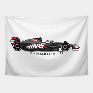 F1  Racing Nico Hulkenberg Haas  Fan shirt Tapestry