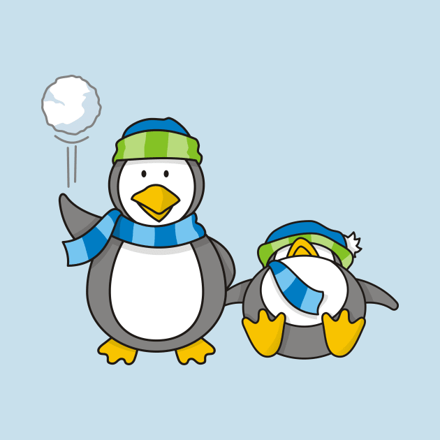 Snowballing Penguins by sifis