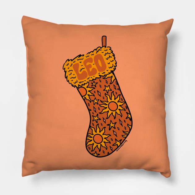 Leo Stocking Pillow by Doodle by Meg