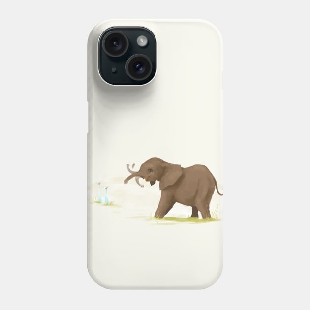 好玩的鼻子 fun nose Phone Case by take a book