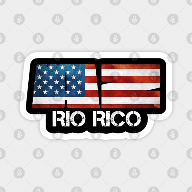 Rio Rico Arizona Vintage Distressed Souvenir Magnet by Storeology