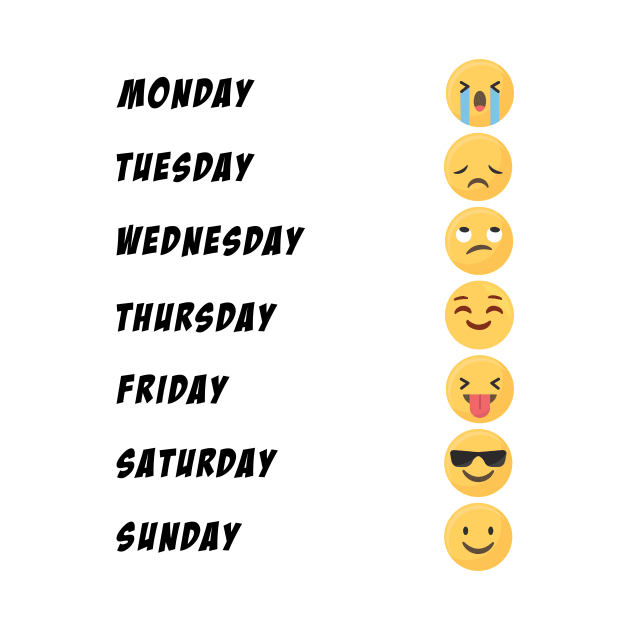 Emoji Days of the Week by Dieowl