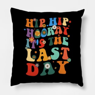 Last Day of School Hello Summer Teacher Pillow