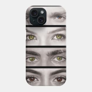 Shadowhunters eyes: Alec Lightwood, Jace Herondale, Clary Fray, Izzy Lightwood - Parabatai Phone Case