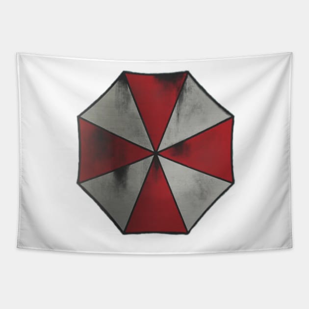 Resident Evil: Resistance - Umbrella Spray Tapestry by Gekidami