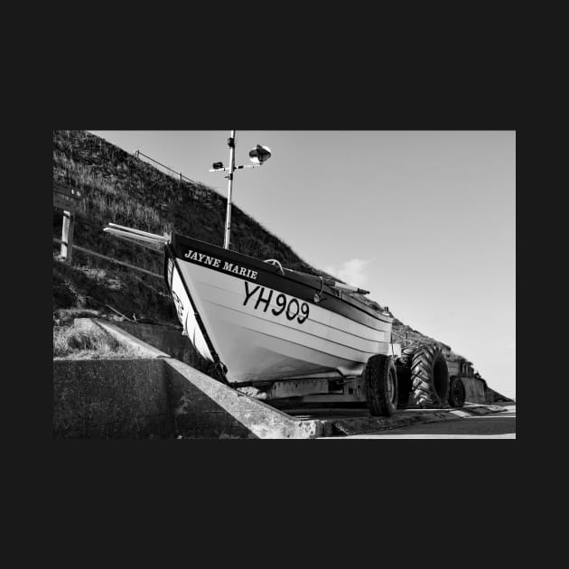 Traditional crab fishing boat on the Norfolk coast by yackers1