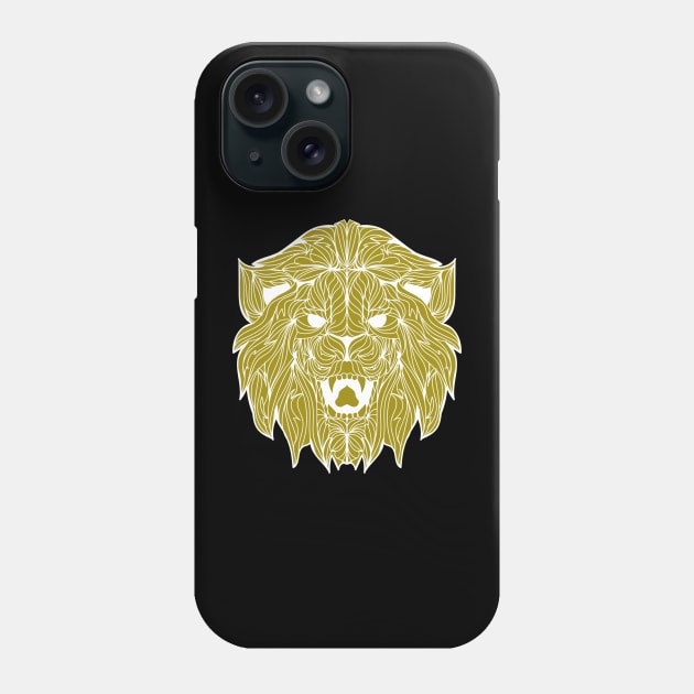 African Lion Inspired Phone Case by Senzsiafrica