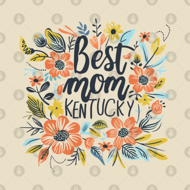 Best Mom From KENTUCKY, mothers day USA by Pattyld