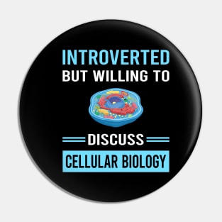 Introverted Cell Cellular Biology Biologist Pin