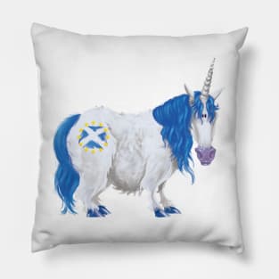 EUnicorn & Saltire Pillow