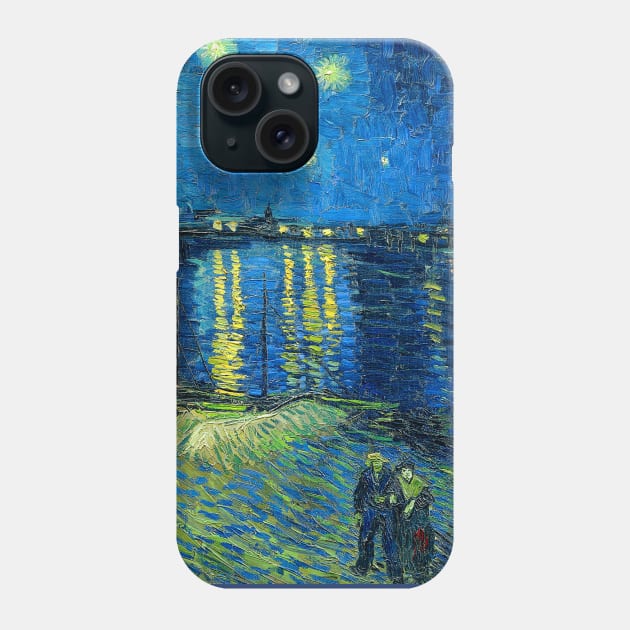 Van Gogh Starry Night Over the Rhone Phone Case by bragova