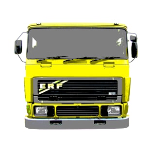 ERF E6 1980s classic heavy lorry yellow T-Shirt