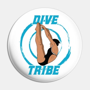 Womens Diving Dive Tribe Springboard Platform Diver Pin