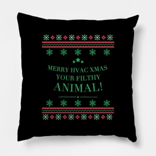 Merry Hvac Xmas Filthy Animal Pillow