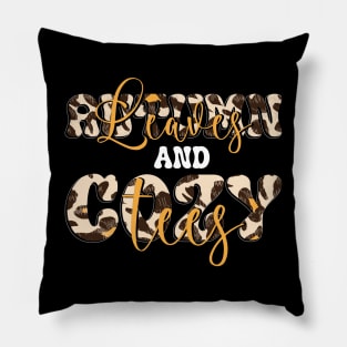 Autumn leaves and tees - Autumn Fall Design Pillow