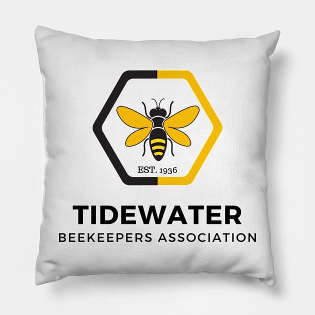 TBA LOGO HEX Pillow by Tidewater Beekeepers