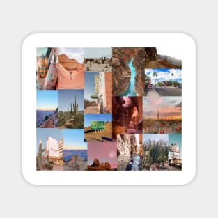 arizona aesthetic collage Magnet