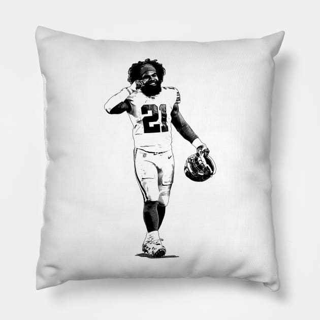 Ezekiel Elliott Pillow by Puaststrol